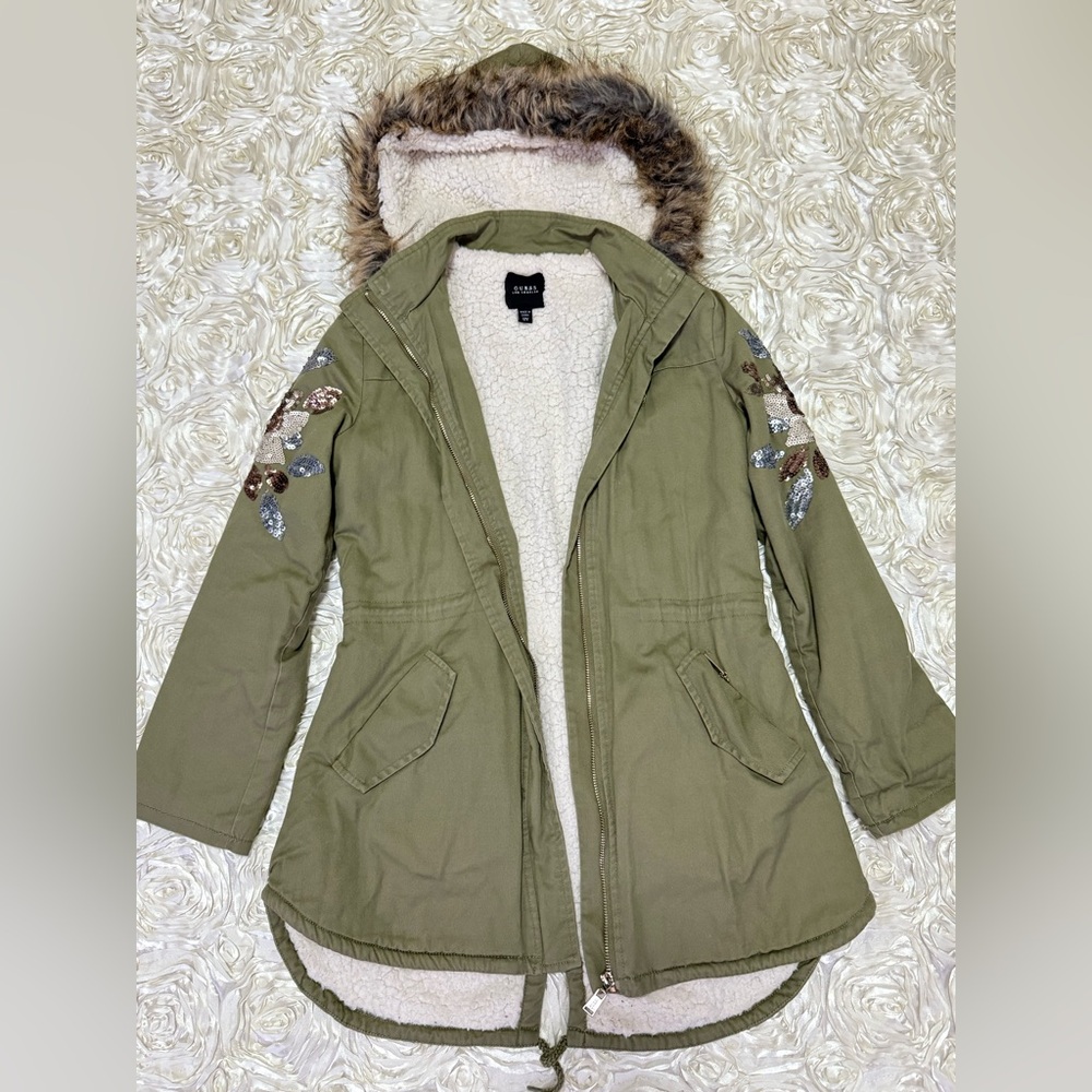 Guess Olive sequins Utility Jacket